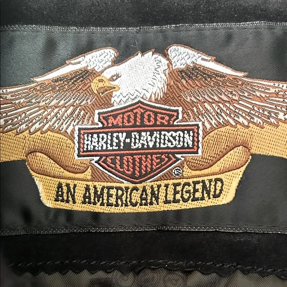 Harley-Davidson Vintage Suede Bomber Jacket - Picture 2 of 5